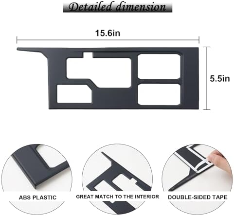 JDMCAR Gear Shift Panel Trim Cover for Toyota Tundra Sequoia 2022-2025