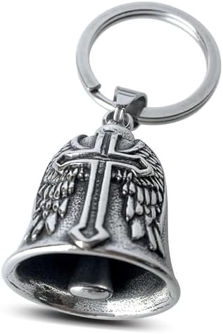 Guardian Bell Motorcycle Keychain for Men - Stylish and Durable