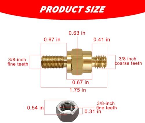 Mandark 2PCS Side Post Battery Terminal Bolt