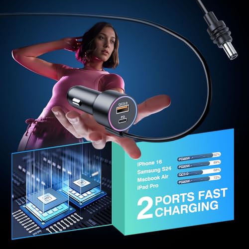 TIKBIC Starlink Mini 3 in 1 Car Charger Cable 5M Black