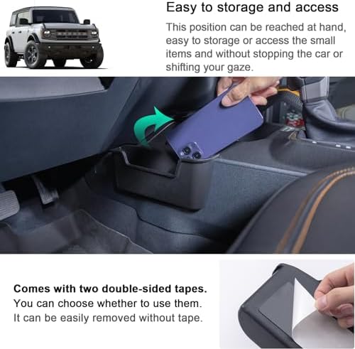 TOPINSTALL Gear Shifter Organizer for Ford Bronco 2021-2025