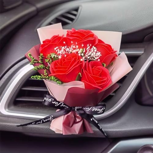 Car Flower Bouquet Air Freshener Vent Clip 1