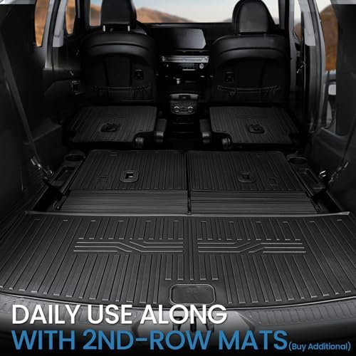 JOULARISE Ford Explorer Cargo Mat with Backrest 2020-2025