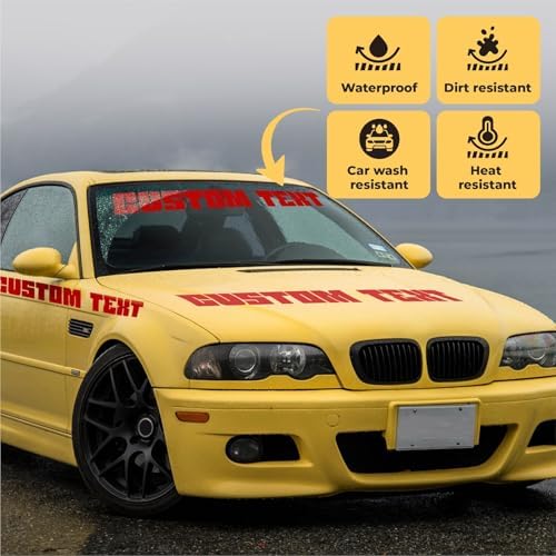 Custom Vinyl Lettering Sticker for Cars Trucks Boats Doors Windows Walls