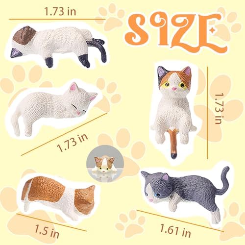 ONEPEACE Mini Cat Car Accessories Set 5 Pcs