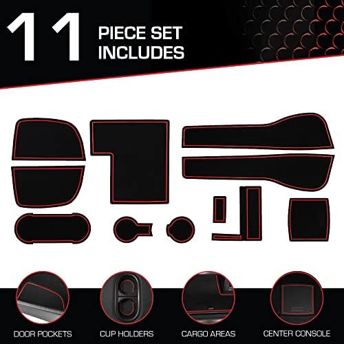 CupHolderHero RED Custom Fit Interior Liner Set