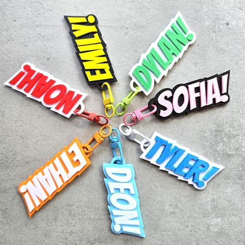 Iristy Name Keychain Custom Kids Name Tag