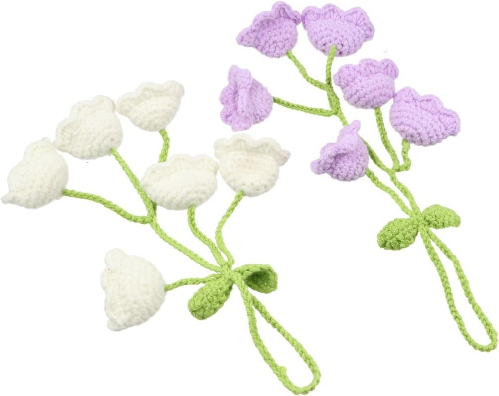 Bellflower Car Mirror Hanging Ornament Set