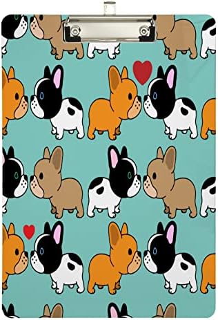 Eionryn Sweet French Bulldog Clipboard Silver