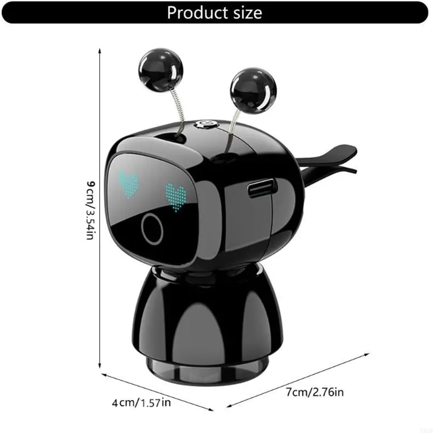 Robot Intelligent Aromatherapy Machine Smart Cute Robot Car Air Freshener V3