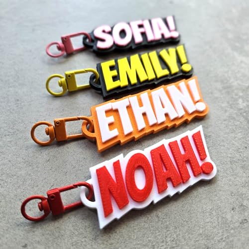 Iristy Name Keychain Custom Kids Name Tag