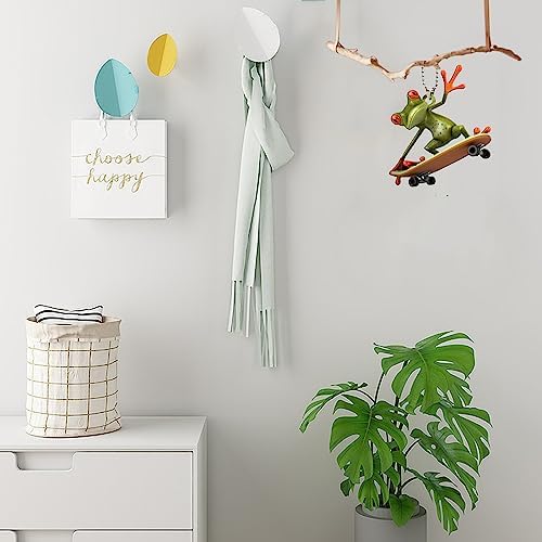 4 Pcs Acrylic Frog Car Mirror Hanging Decorations