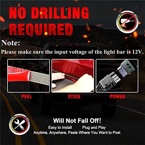 Goodream Tailgate Light Bar 504 LEDs 60 Inches 12V Waterproof LED Strip