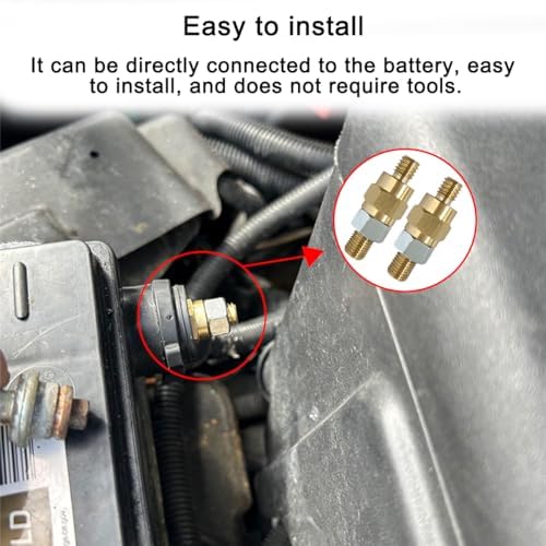 Mandark 2PCS Side Post Battery Terminal Bolt