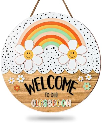 Boho Welcome Sign for Classroom Door Decor 114in