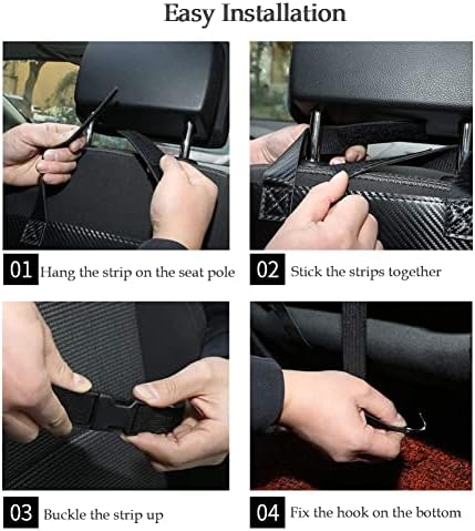 DurasikO Car Backseat Organizer with Foldable Table Tray