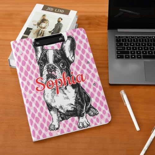 Kcldeci Foldable Clipboards with Pen Holder and Dual Clips