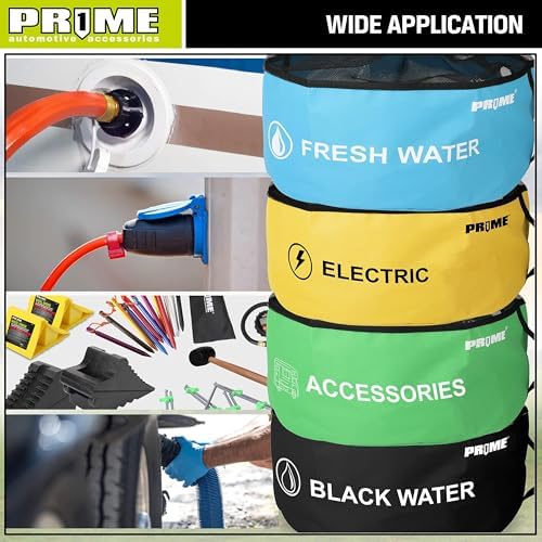 Prime 1 4 Pack Waterproof RV Hose Bags Storage Organizer