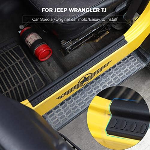 JeCar Door Sill Guards for Jeep Wrangler TJ 1997-2006