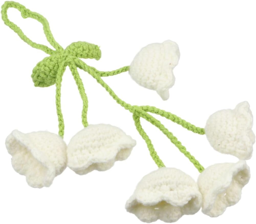 Bellflower Car Mirror Hanging Ornament Set