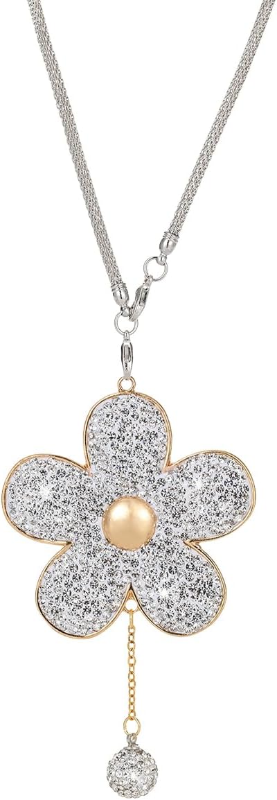 BESULEN Bling Daisy Flower Car Hanging Decor