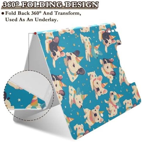 SHJI Funny French Bulldog Unicorn Clipboard Folder A4