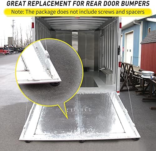 Trailer Ramp Door Rubber Bumpers 4 Pcs Black