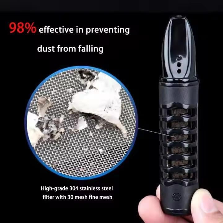 USB Rechargeable Ashtray with Flameless Lighter Red