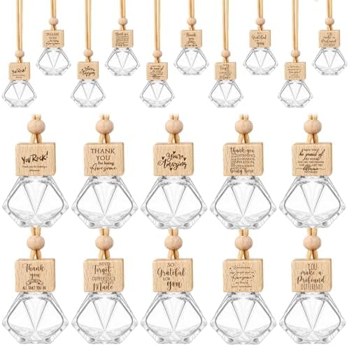 30 Pcs Appreciation Gift Car Diffuser with Inspirational Texts