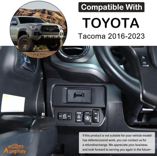 Aunginsy Car Center Console Storage Box for Toyota Tacoma 2016-2023