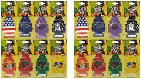 Natural Scented Tree Car Air Freshener 16PCS