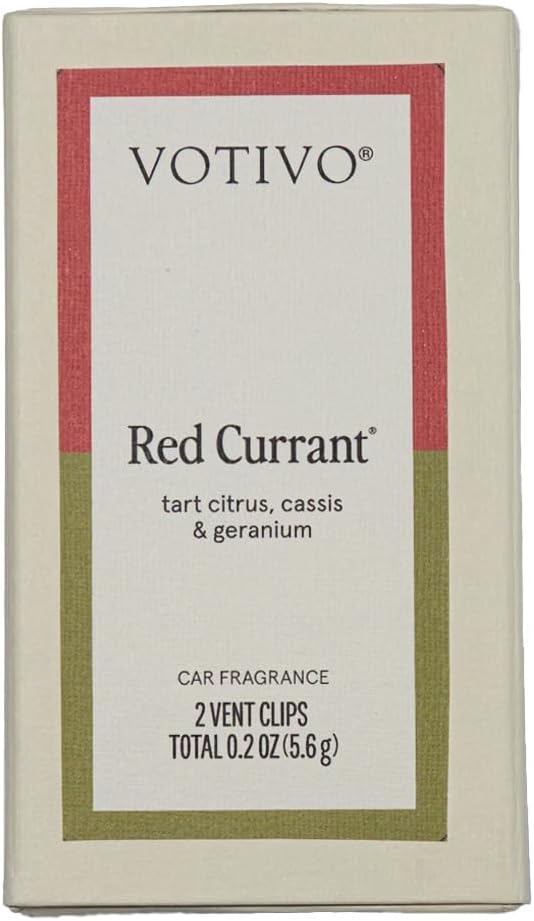 Votivo Red Currant Car Fragrance 2 Pack