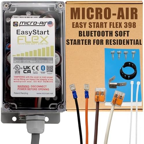 Micro-Air EasyStart FLEX 398 - Bluetooth Soft Start Kit for AC RV and Commercial Use