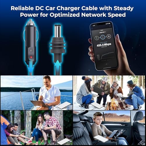 Starlink Mini Car Charger 164FT Gray Cable