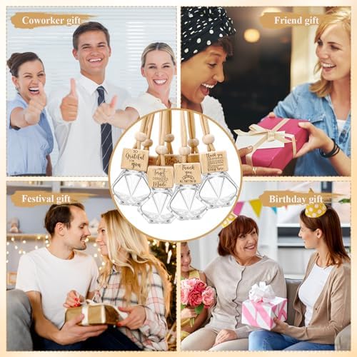 30 Pcs Appreciation Gift Car Diffuser with Inspirational Texts