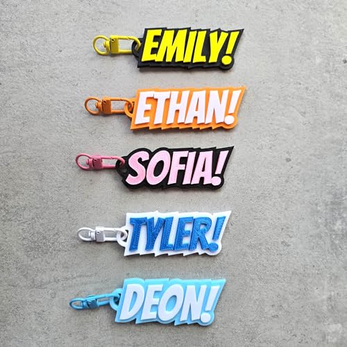 Iristy Name Keychain Custom Kids Name Tag