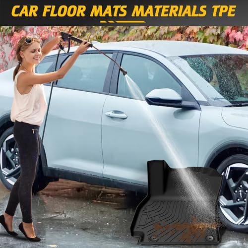 TIEZFUL Floor Mats Set for KIA K4 2025 Black
