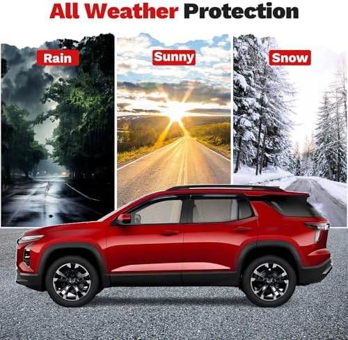 Canvcle Window Visors Rain Guards for 2025 2026 Chevrolet Equinox