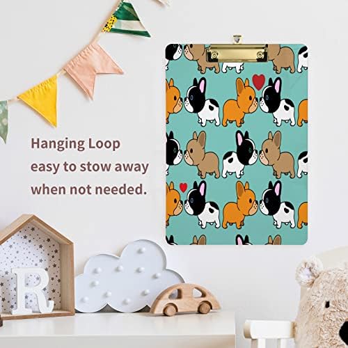 Eionryn Sweet French Bulldog Clipboard Silver