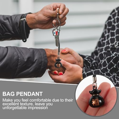 MAGICLULU 6Pcs Copper Bell Keychain Phone Charms