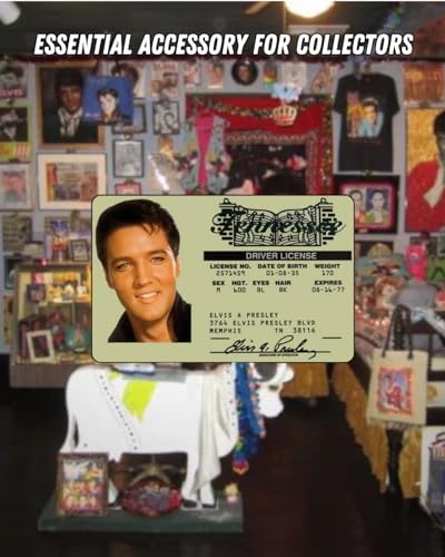 Elvis Presley Driver License Frame Funny ID Collectible