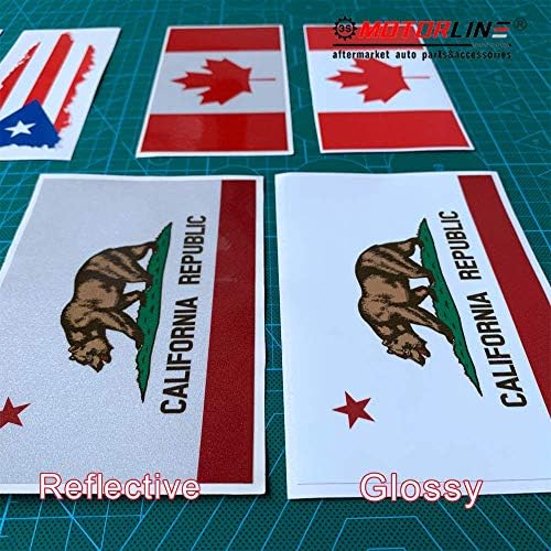 2pcs 4 Reflective Israel Emblem Decal Sticker for Vehicles