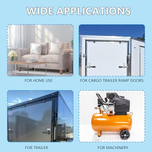Trailer Ramp Door Rubber Bumpers 4-Pack with Screw Kit