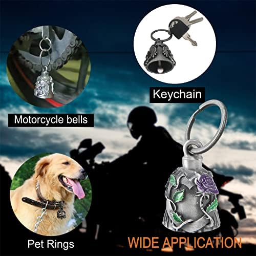 Rider Vibe 2Pack Motorcycle Bell with Hanger Keychain