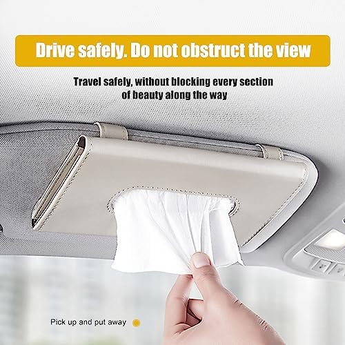 Gunhunt Car Tissue Holder with Leather Cover