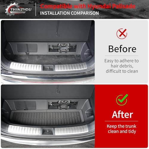 Thinzyou Lower Trunk Mat for Hyundai Palisade 2020-2025