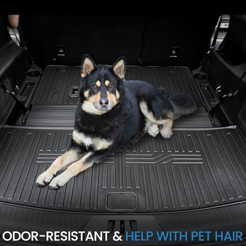 JOULARISE Ford Explorer Cargo Mat with Backrest 2020-2025