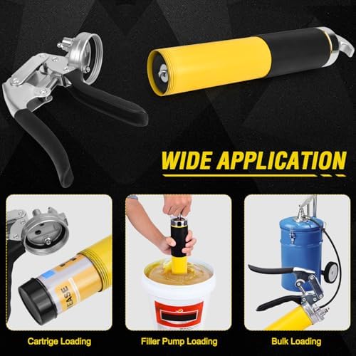 GETLMUL Grease Gun Kit 7000 PSI Heavy Duty