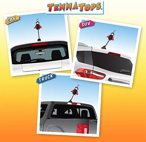 Cute Red Ladybug Car Antenna Topper Decor