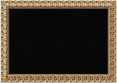 Amanti Art Black Cork Board 27x19 Wall Decor